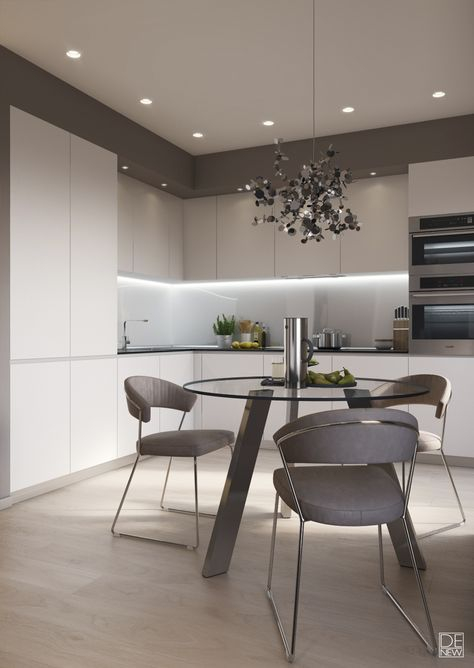 Modern Kitchen Soffit Ideas - Kathyrn Scully for Smart Strategies for Sleek Modern Kitchen Soffits