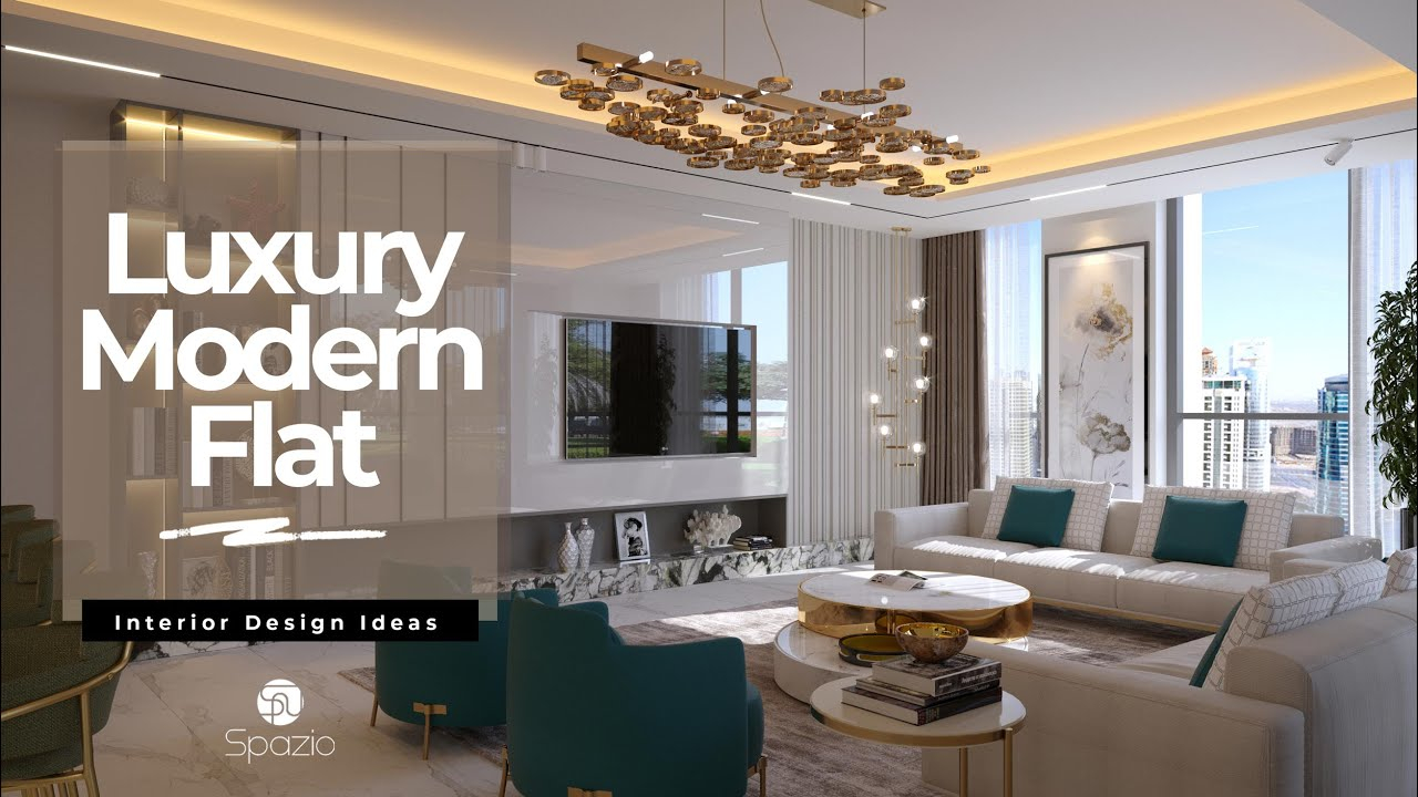 Modern Luxury Apartment Interior Design Tour | 1 Bedroom Flat Interior ... with regard to Unlock the Potential of Your Flat with Thoughtful Interior Design