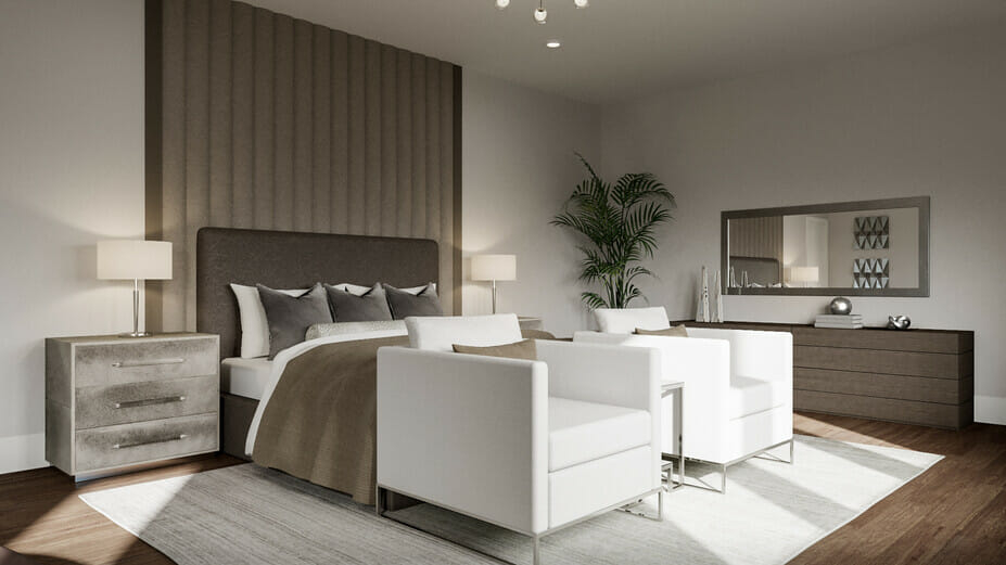 Modern Master Bedroom Decorating Ideas with