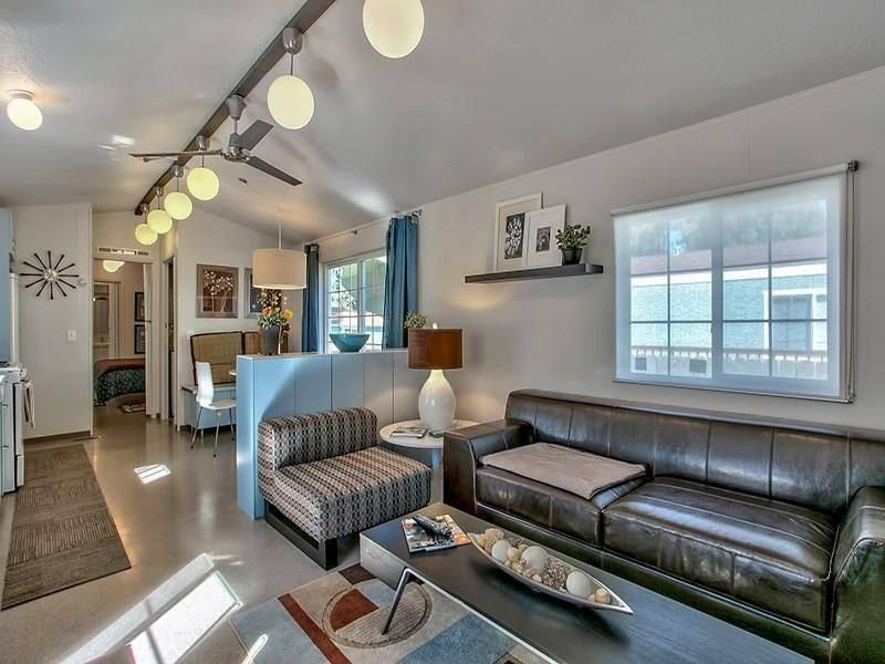 Modern Mobile Home Decor: Contemporary Mountain Chic pertaining to