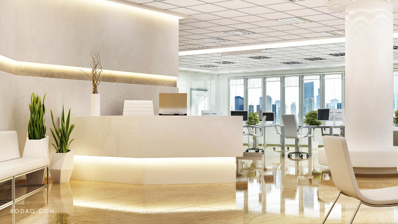 Modern Office Lobby Interior Design with regard to
