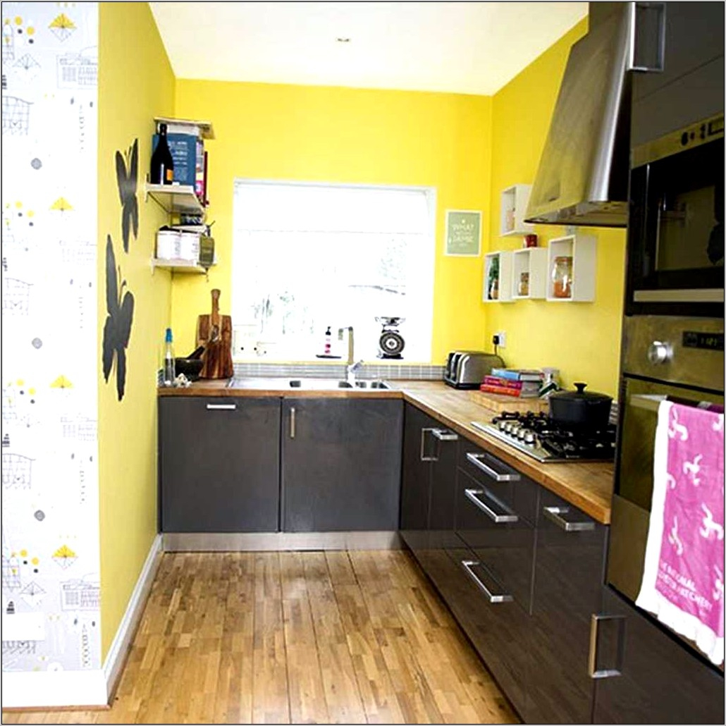 Modern Yellow Kitchen Design Decorating Ideas - Kitchen Set : Home ... inside