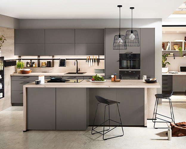 Modular Kitchen Colour Combinations By Nobilia Kitchens with Elevate Your Kitchen Experience with Sophisticated Grey and White Combinations