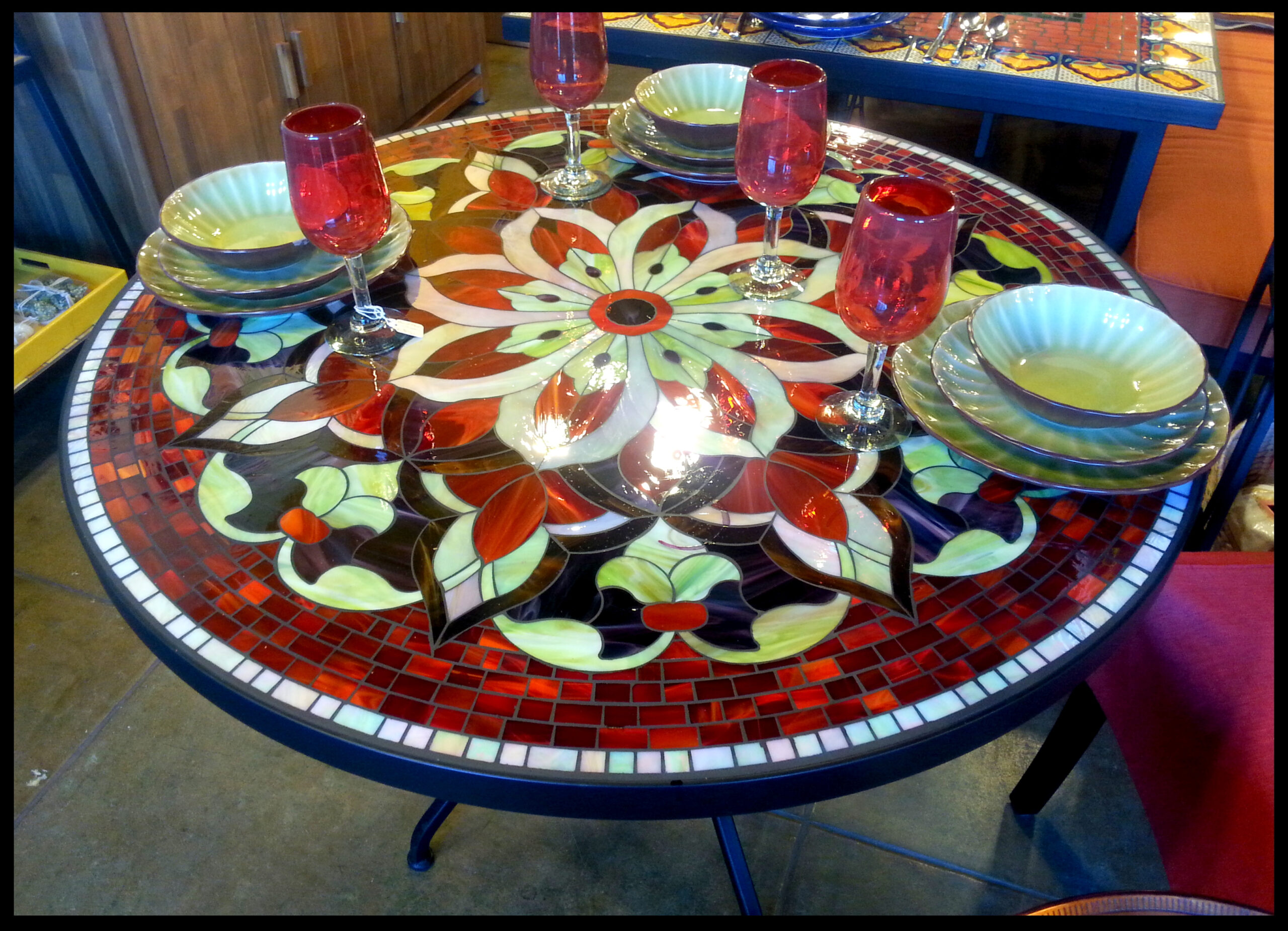 Mosaic Tile Table Designs At Peter Chavez Blog within Caring for Your Mosaic Dining Room Table Unlocking Longevity