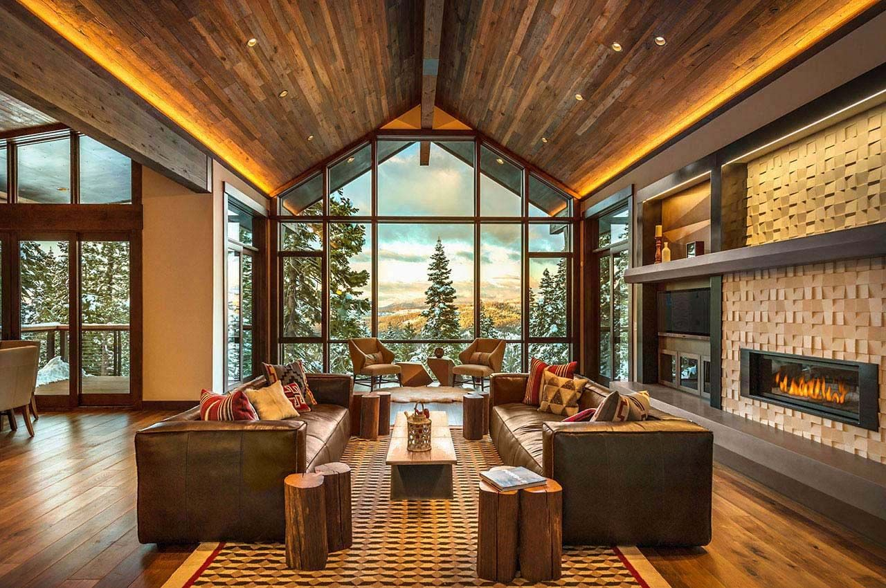 Mountain Modern Ski Retreat With Breathtaking Views In Lake Tahoe ... within Designing Mountain Homes That Feel Like a Warm Hug