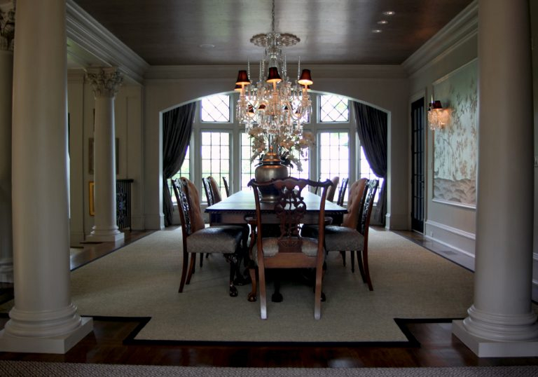 Natural-Jute-Rug-Dining-Room | Dalene Flooringdalene Flooring inside