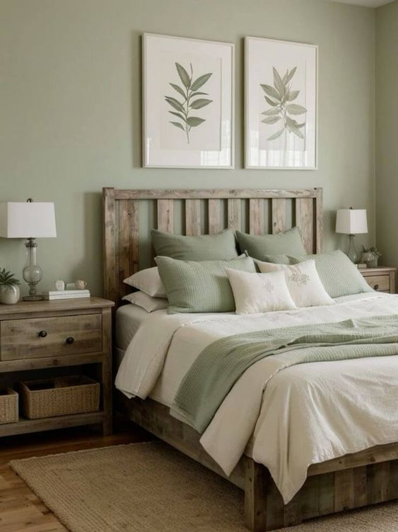 Nature's Embrace: Green Bedroom Ideas For A Cozy Retreat ... with