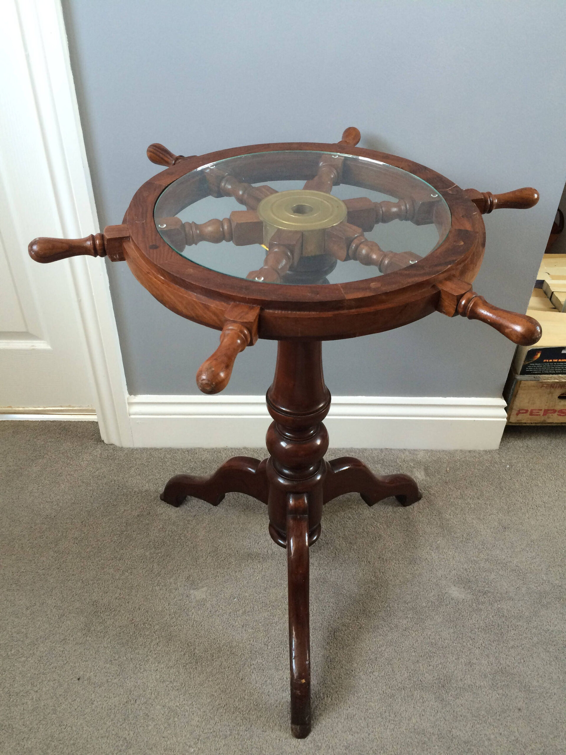 Nautical Side Table | Etsy with The Enduring Charm of Nautical Dining Tables A Closer Look