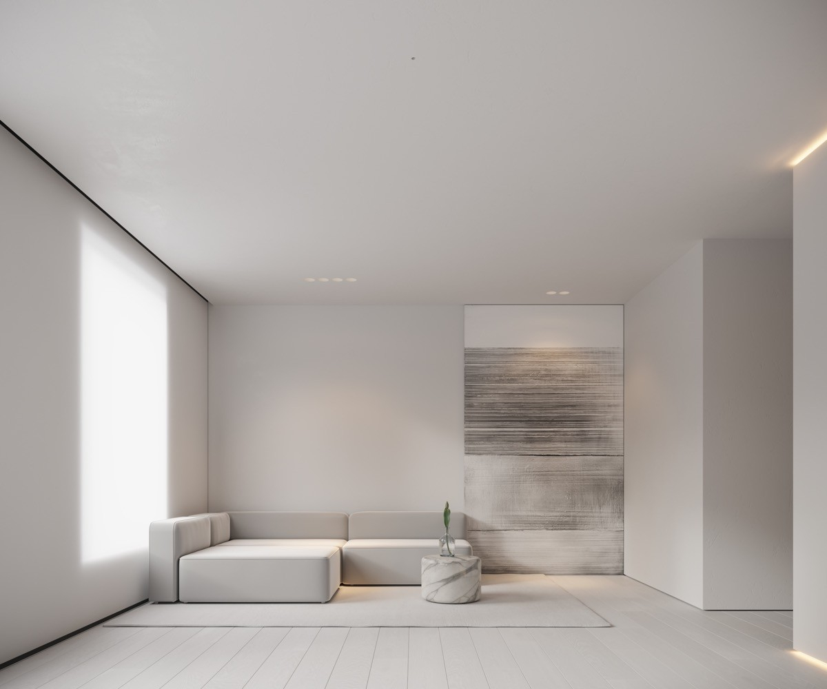 Neutral, Modern-Minimalist Interior Design: 4 Examples That Masterfully ... throughout Minimalist Home Interior Design Ideas