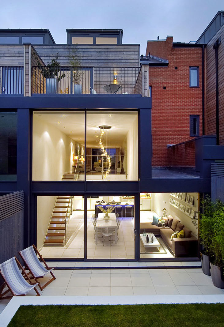 North London Townhouse Interior Design By Lli Design - Design Milk pertaining to Embracing Compact Living Innovative Interior Design for Townhouses