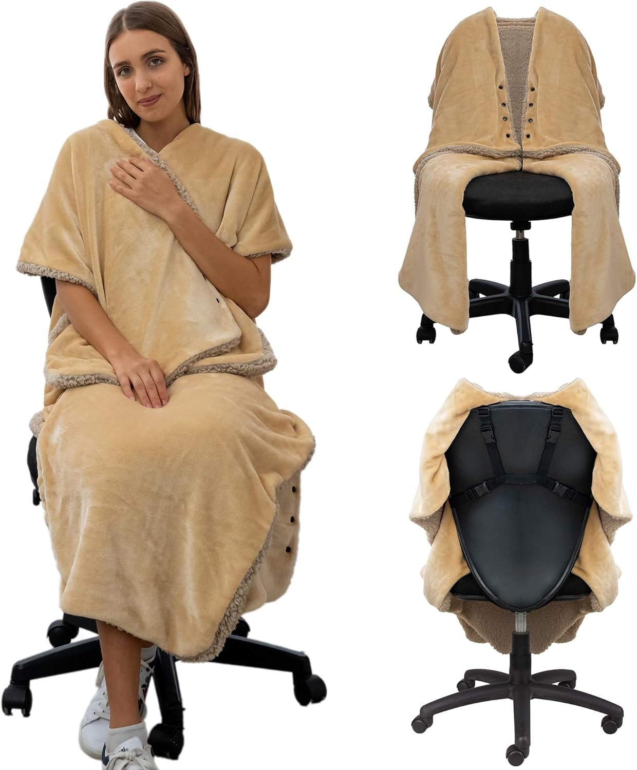 Office Chair Blanket | Warm &amp;Amp; Comfortable Lap Blanket For Any Office ... pertaining to