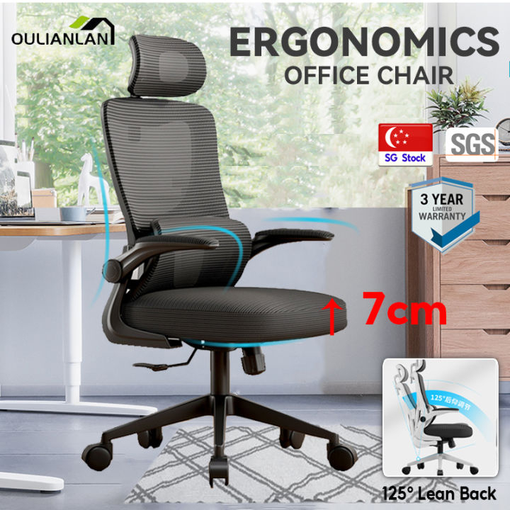 Office Chair Ergonomic Mesh Office Chair Comfort For Work 8 Hours High ... with