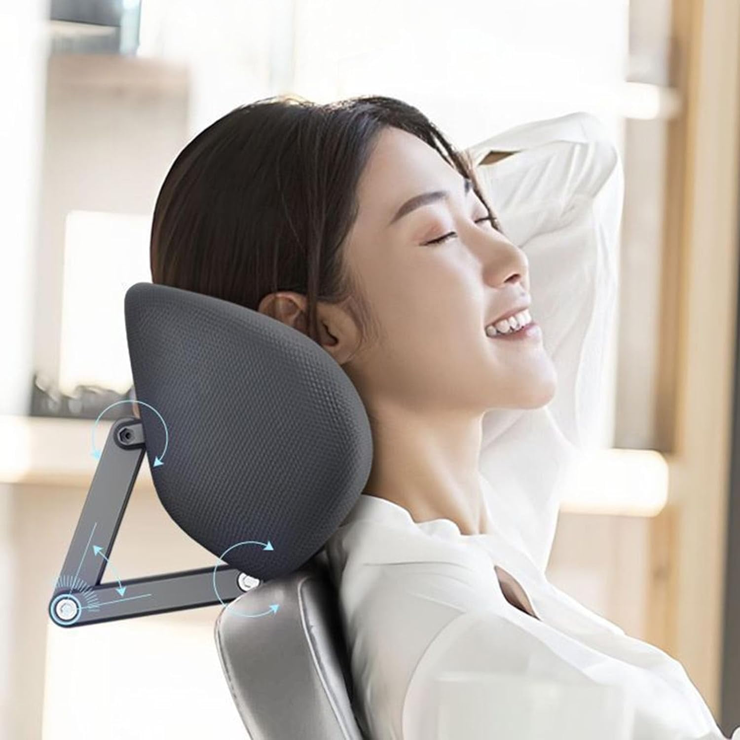 Office Chair Headrest Attachment, Memory Foam Neck Support For Office ... inside Unlock Deeper Comfort Understanding Your Office Chair Headrest Pillow