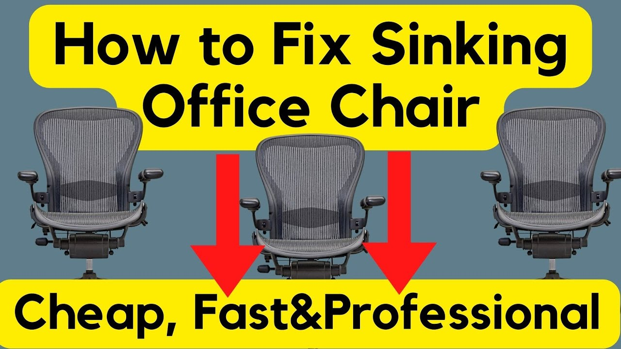 Office Chair Keeps Sinking How To Fix At Marcus Leiker Blog intended for When Your Office Chair Sinks How to Tackle Gas Cylinder Issues