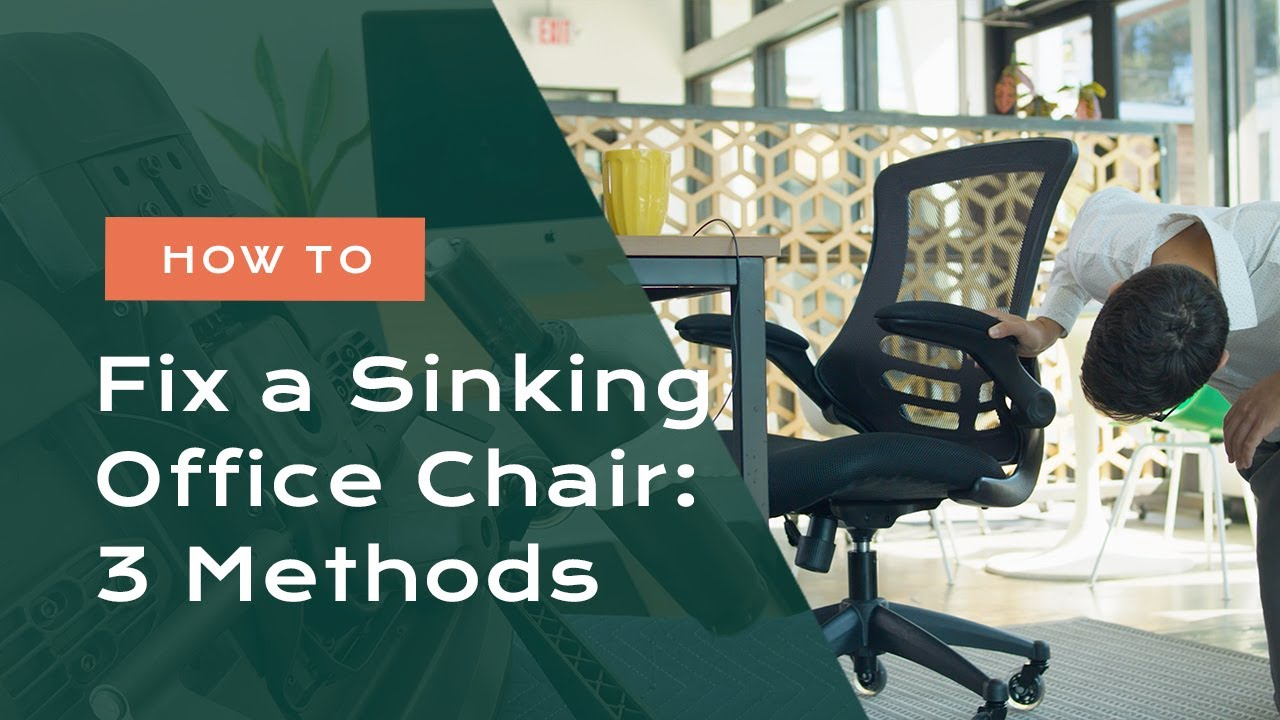 Office Chair Keeps Sinking How To Fix At Marcus Leiker Blog with regard to When Your Office Chair Sinks What to Know About Piston Failure