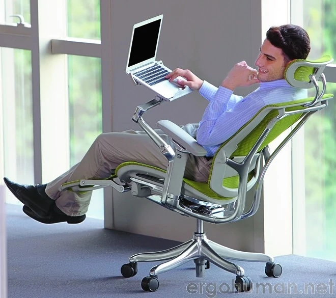 Office Chair With Leg Rest, For Working In The Reclining Position. intended for Unlock Ultimate Comfort Understanding Office Chair Leg Rests