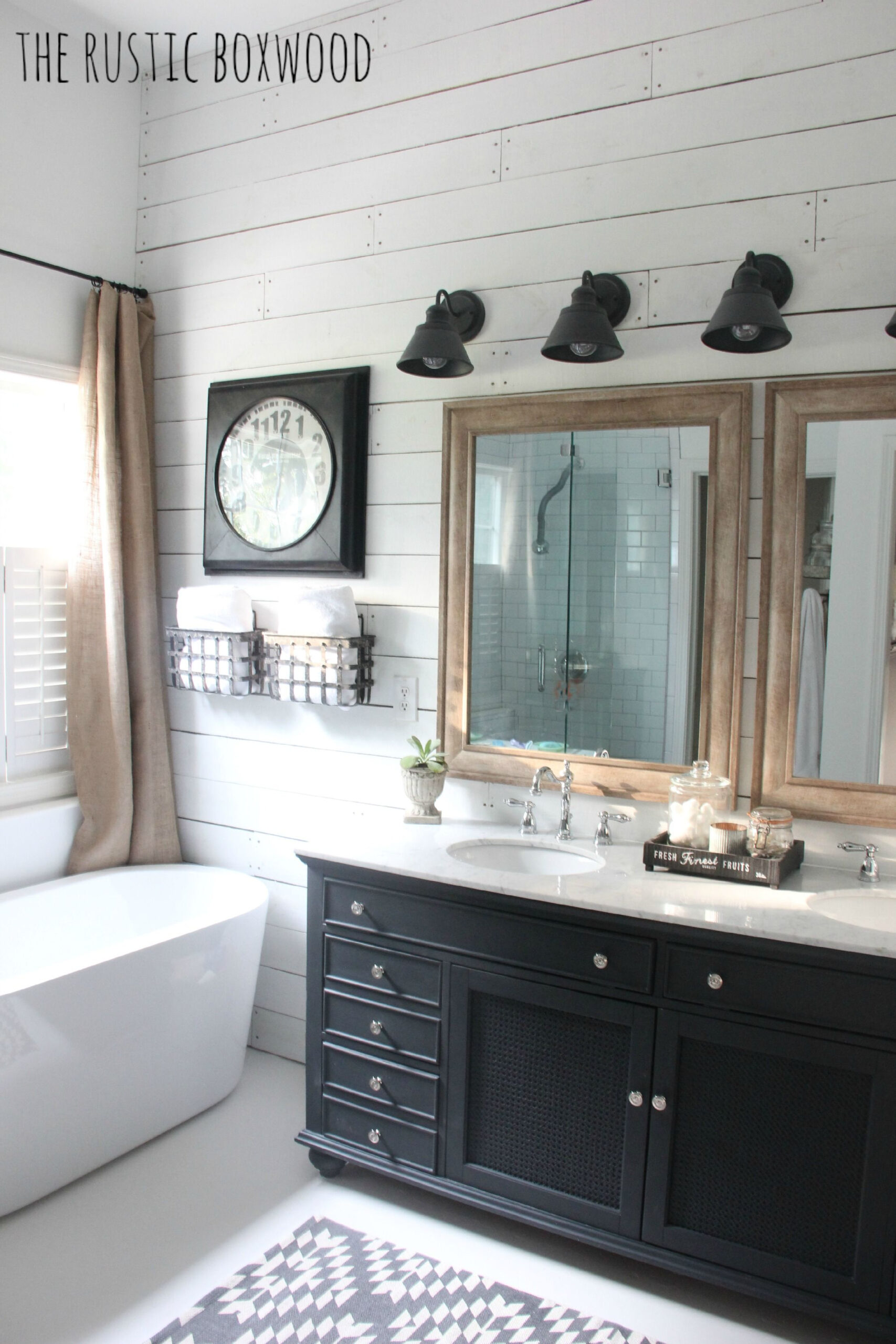 Our Diy, Farmhouse-Styled Bathroom Makeover | Bathroom Farmhouse Style ... in