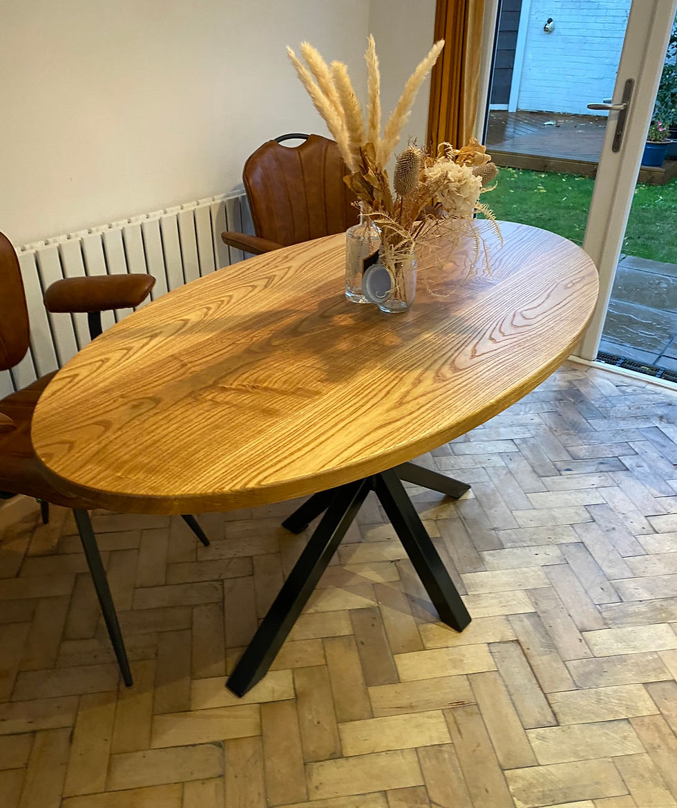 Our Oval Dining Tables | Crafty Creations Mcr inside The Versatility of Oval Dining Tables Unveiling Their Practical Magic