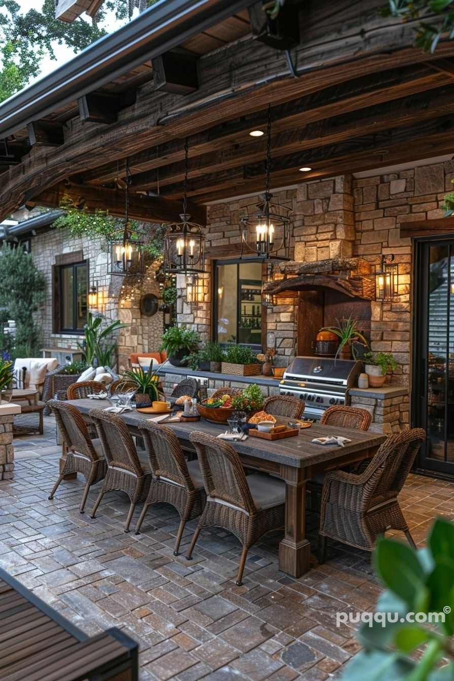 Outdoor Tuscan Patio: Bringing The Charm Of Tuscany To Your Backyard ... throughout Bringing the outdoors in through charming rustic design