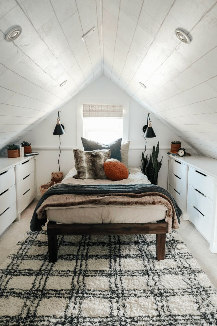 Patricks Dormer Bedroom Reveal! - Nesting With Grace | Attic Bedroom ... inside Your Guide to Charming Dormer Bedroom Layouts and Styles