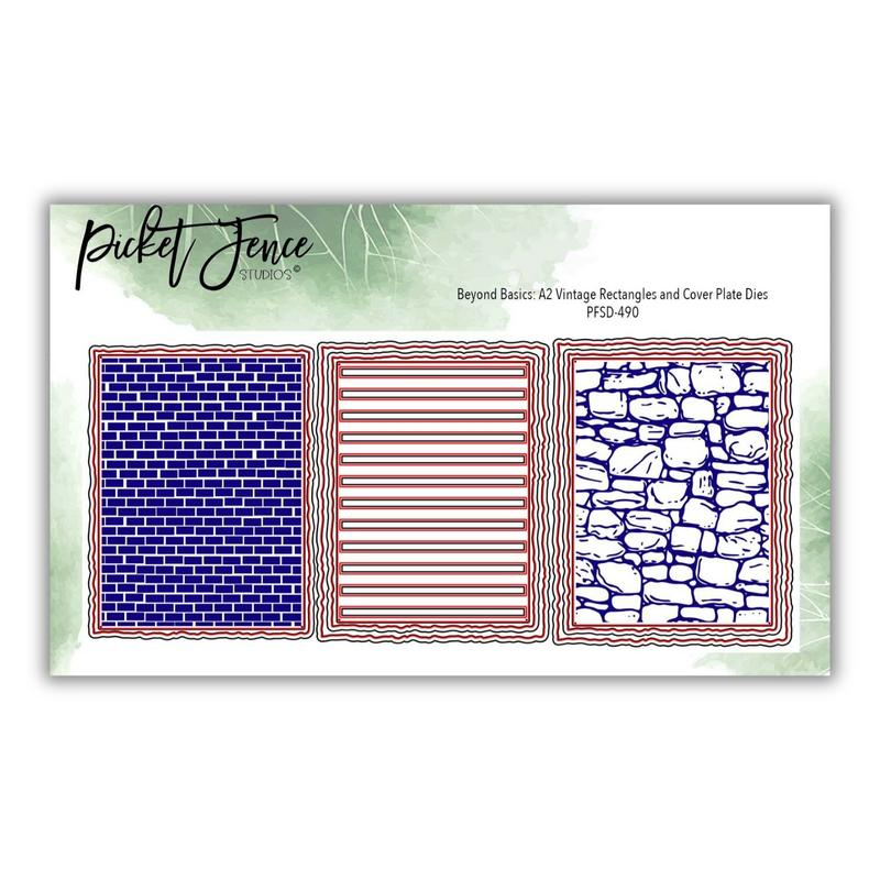 Picket Fence Studios &amp;Gt; Beyond Basics: A2 Vintage Rectangles And Cover ... regarding Beyond Basic Blue Fresh Approaches to Home Design