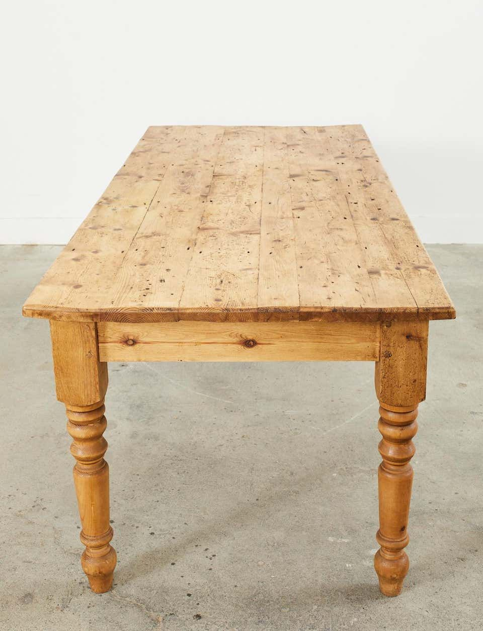 Pine Dining Table – Artofit throughout
