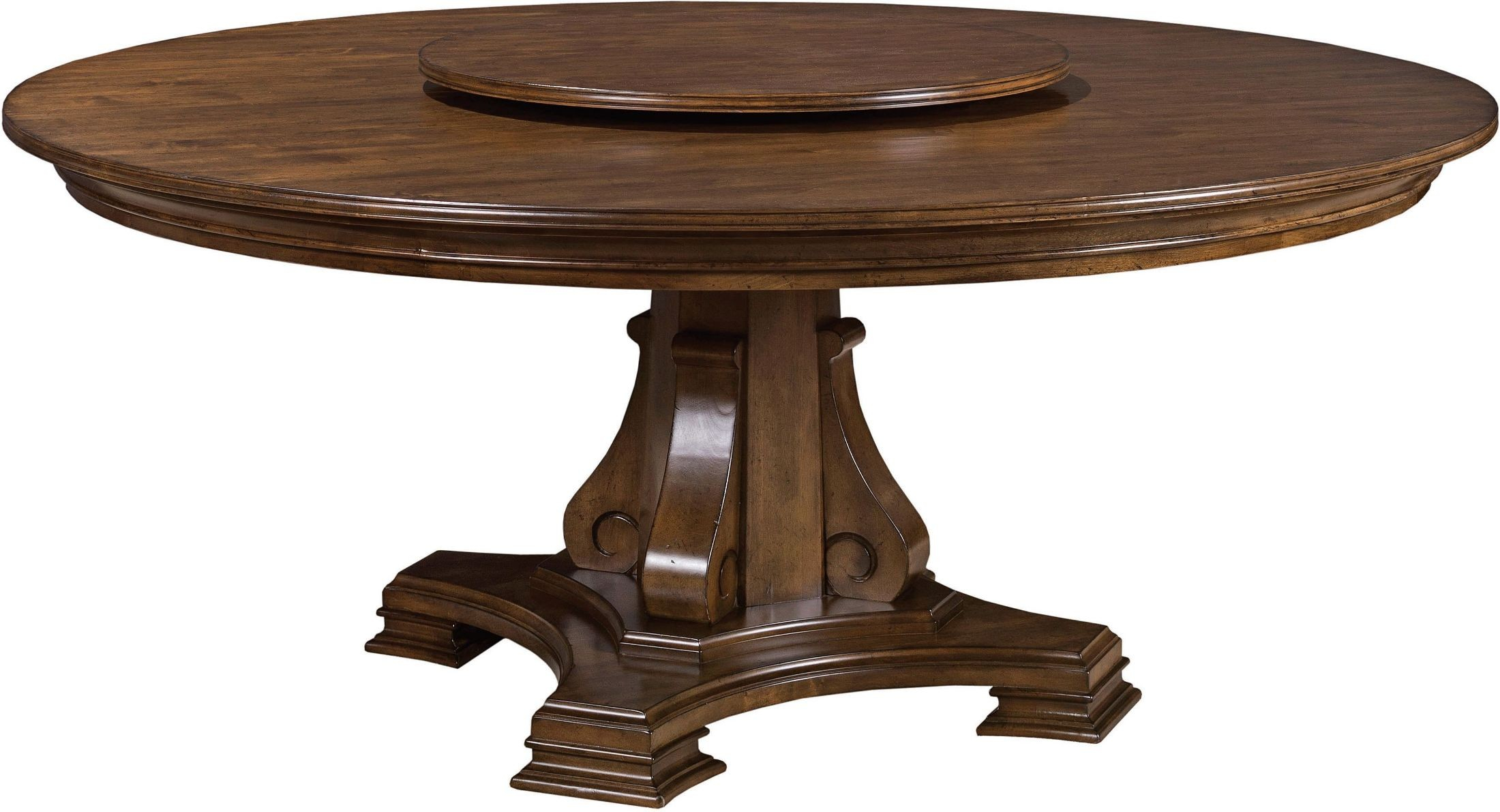 Portolone 72&quot; Round Dining Table From Kincaid (95-053T-052B) | Coleman ... regarding Exploring the Design Possibilities of a 72-Inch Round Dining Table