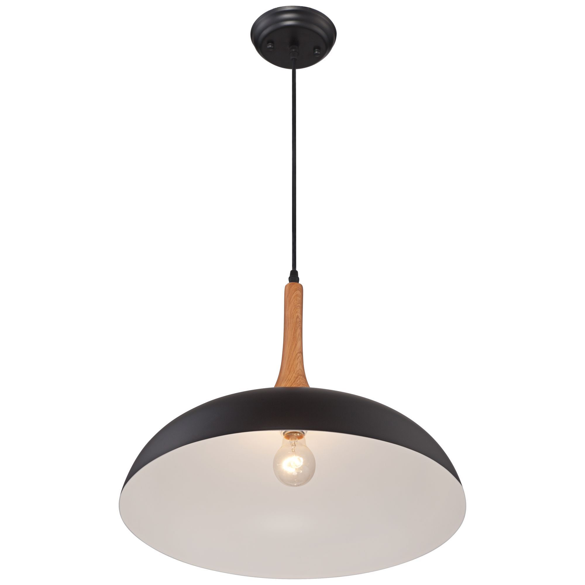 Possini Euro Design Black Aluminum Pendant Light 17 3/4&quot; Wide Modern ... in