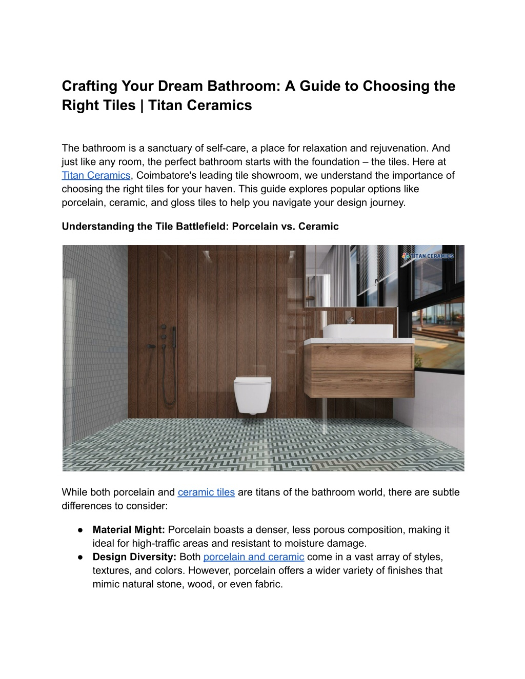 Ppt - Crafting Your Dream Bathroom_ A Guide To Choosing The Right Tiles ... regarding From Ornate to Understated Crafting Your Dream Victorian Bathroom