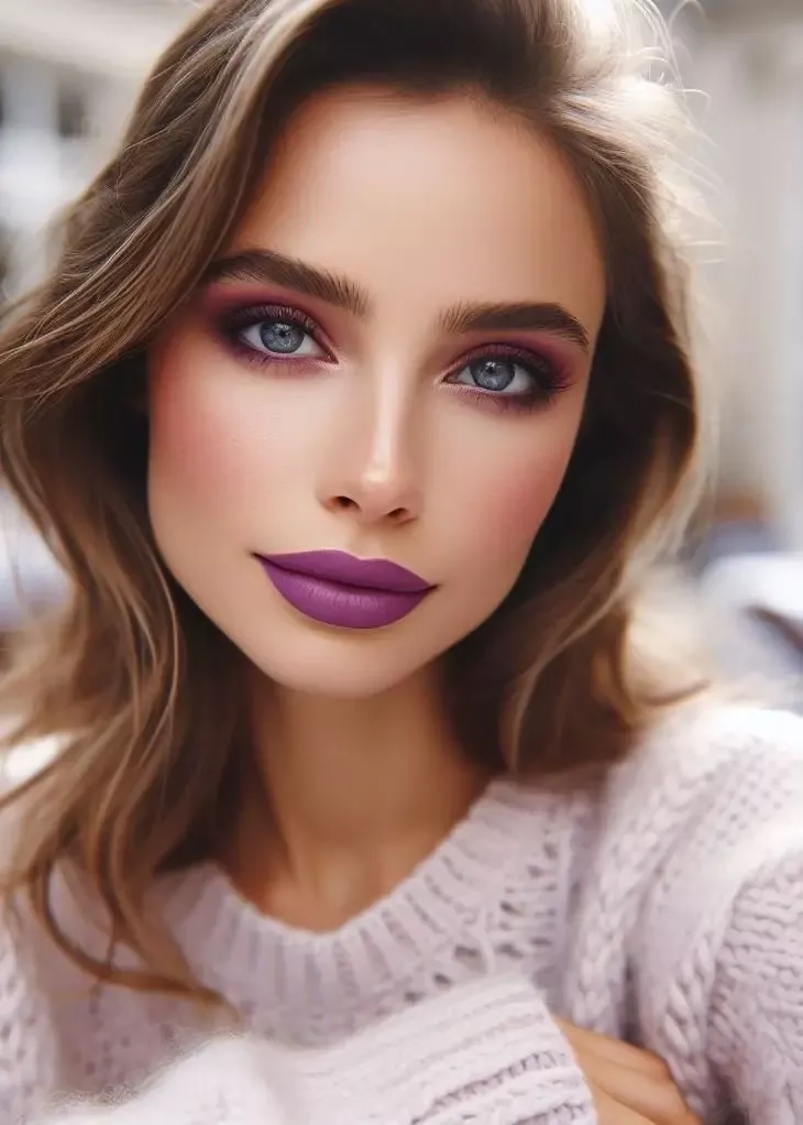 Purple Lips For Everyone: Find Your Perfect Shade In 2024 | Purple Lips ... for From Bold to Subtle Finding Your Perfect Shade of Orange for the Bedroom