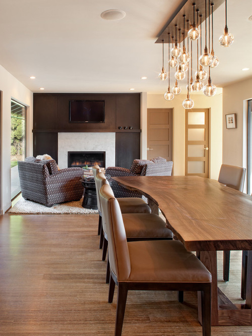 Raw Wood Dining Table | Houzz intended for