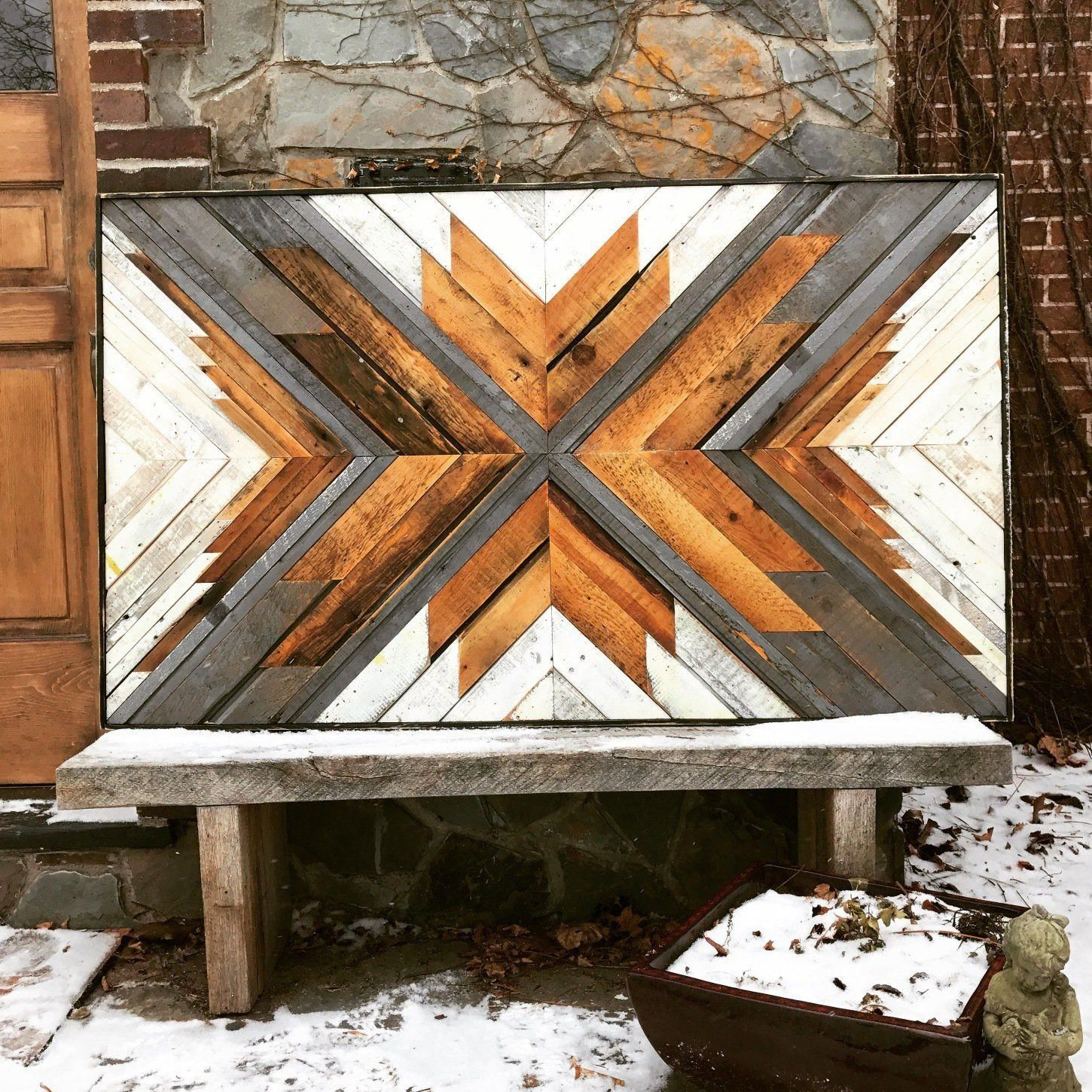 Reclaimed Wood Wall Art Ideas At Wendell Espinoza Blog within Crafting Cohesion with Reclaimed Wood in Your Living Space