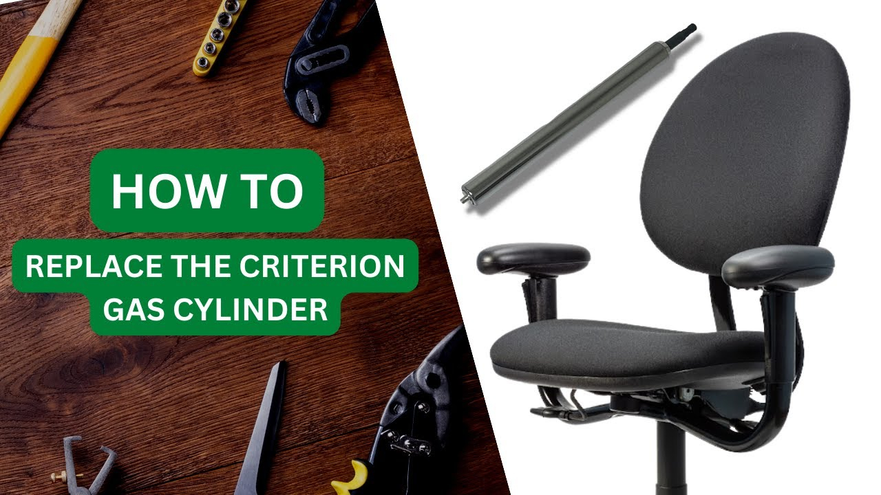 Replacing The Gas Cylinder On A Steelcase Criterion Chair - Youtube for