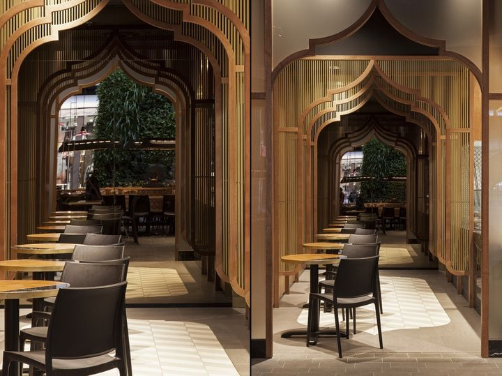 Retail Design Blog — Mumbai Express Indian Restaurant By Studiomkz,... within