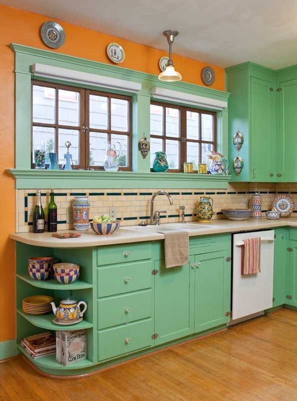 Retro Kitchen Cabinet Colors At Lori Holley Blog pertaining to