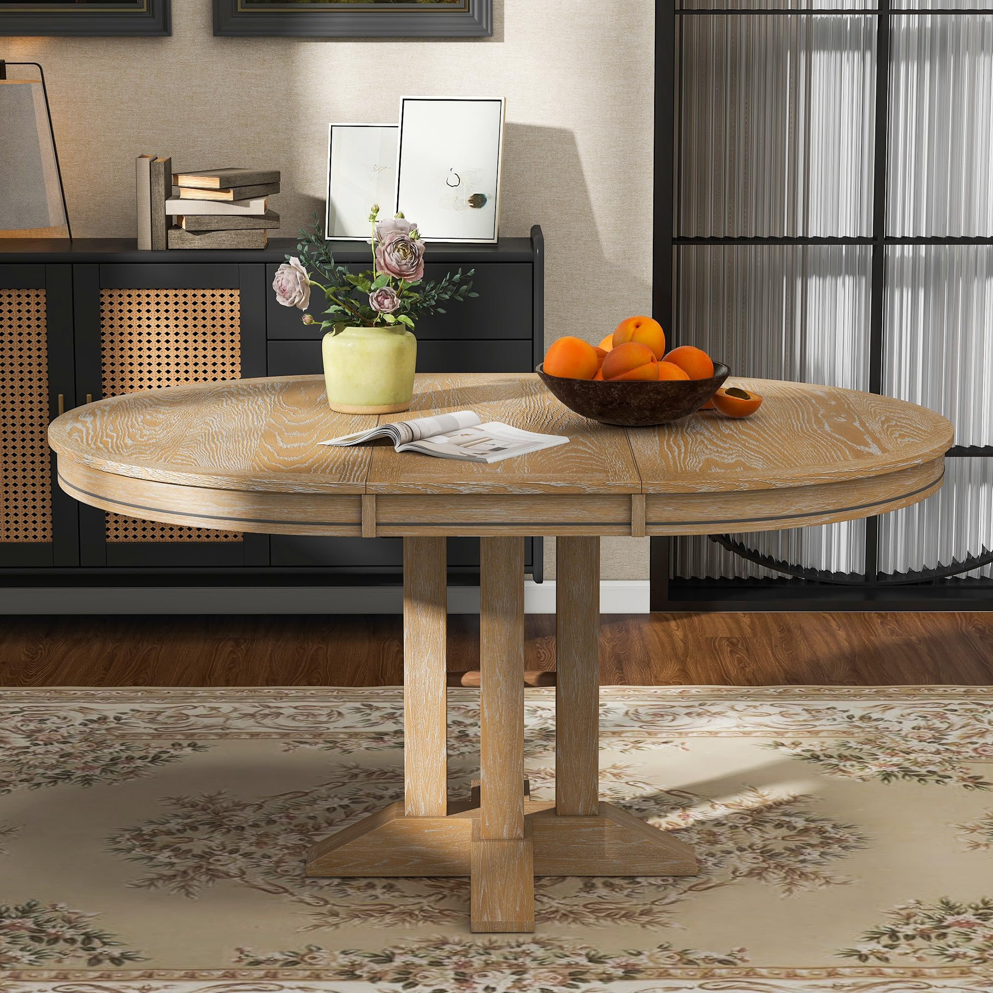 Round Dining Room Tables: Expandable Options For Stylish Spaces throughout