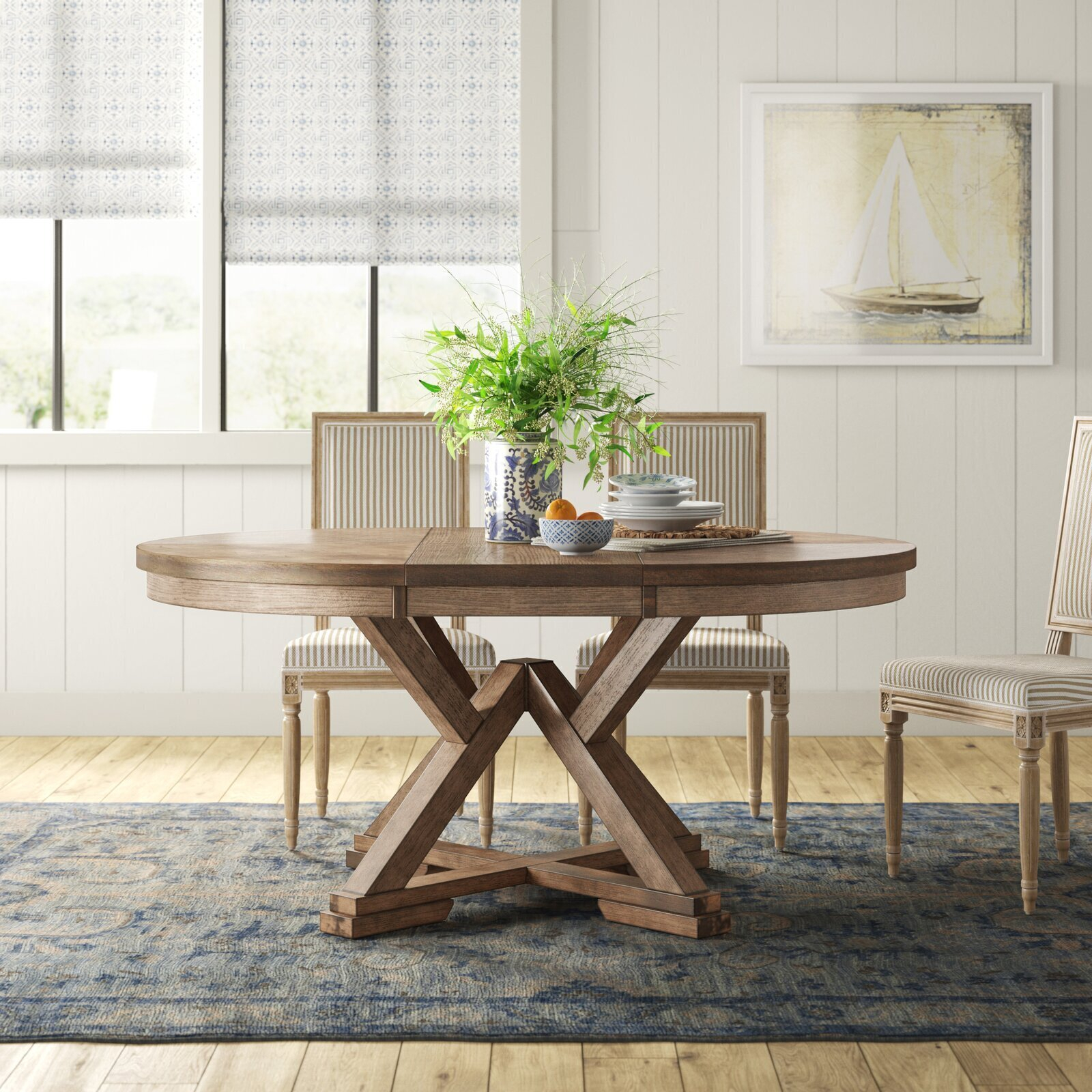 Round Dining Table W/ Leaf - Designer Picks &amp;Amp; Photos with Choosing the Perfect Round Dining Table with a Butterfly Leaf for Your Home