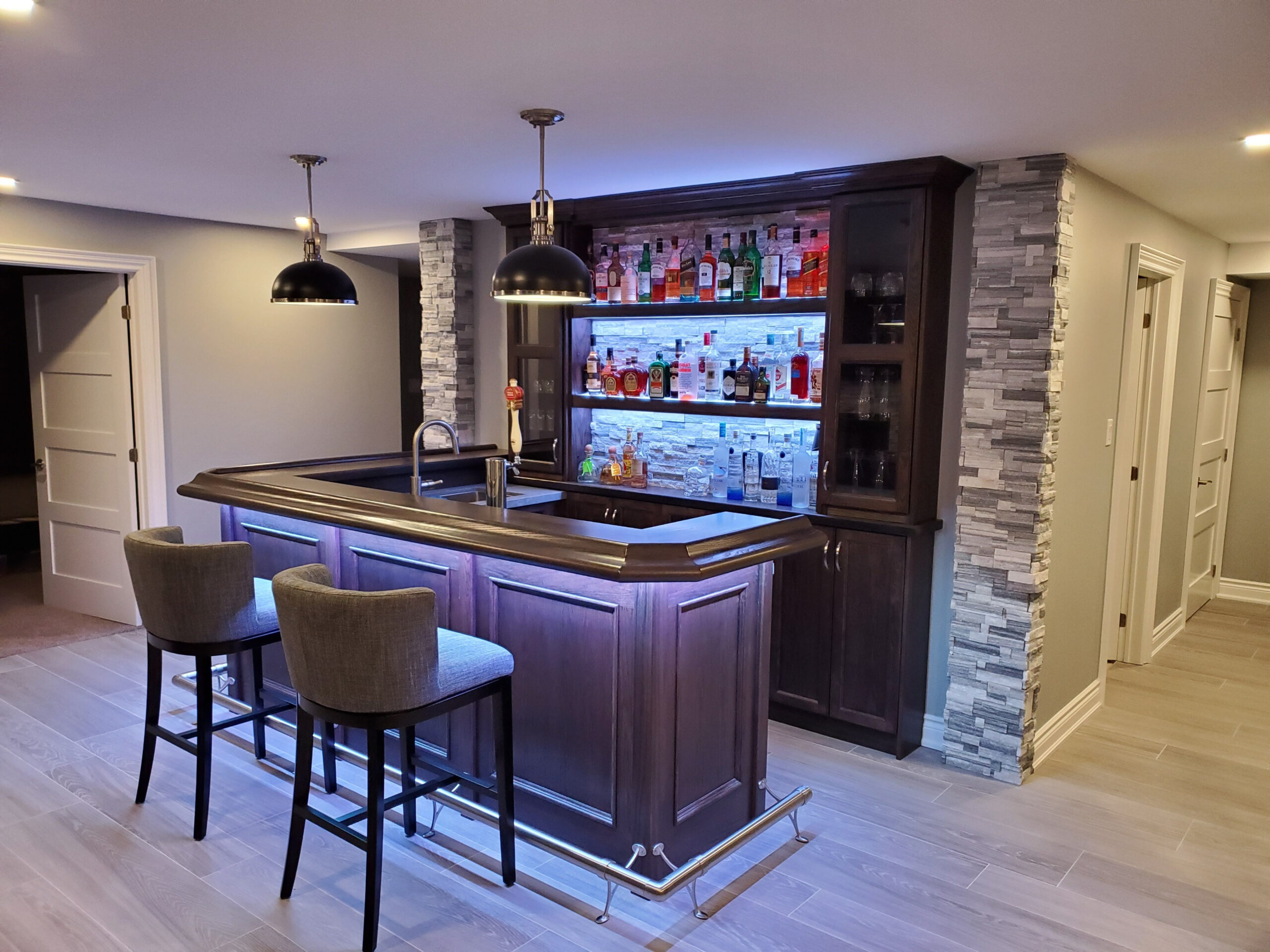 Rustic Style Custom Home Bar with The Art of the Home Bar Integrating Style and Utility in Your Living Space