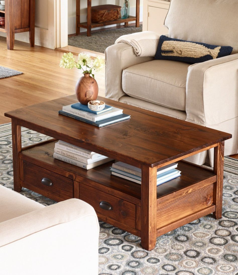 Rustic Wooden Coffee Table for Belham Living Brinfield Rustic Solid Wood Coffee Table