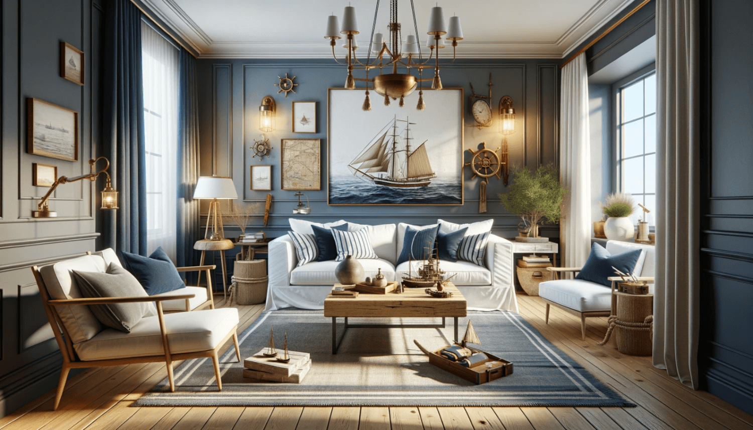 Sailing Home: Transforming Spaces With Nautical Design And Ai ... regarding Nautical Interior Design Beyond the Basics What the Experts Know