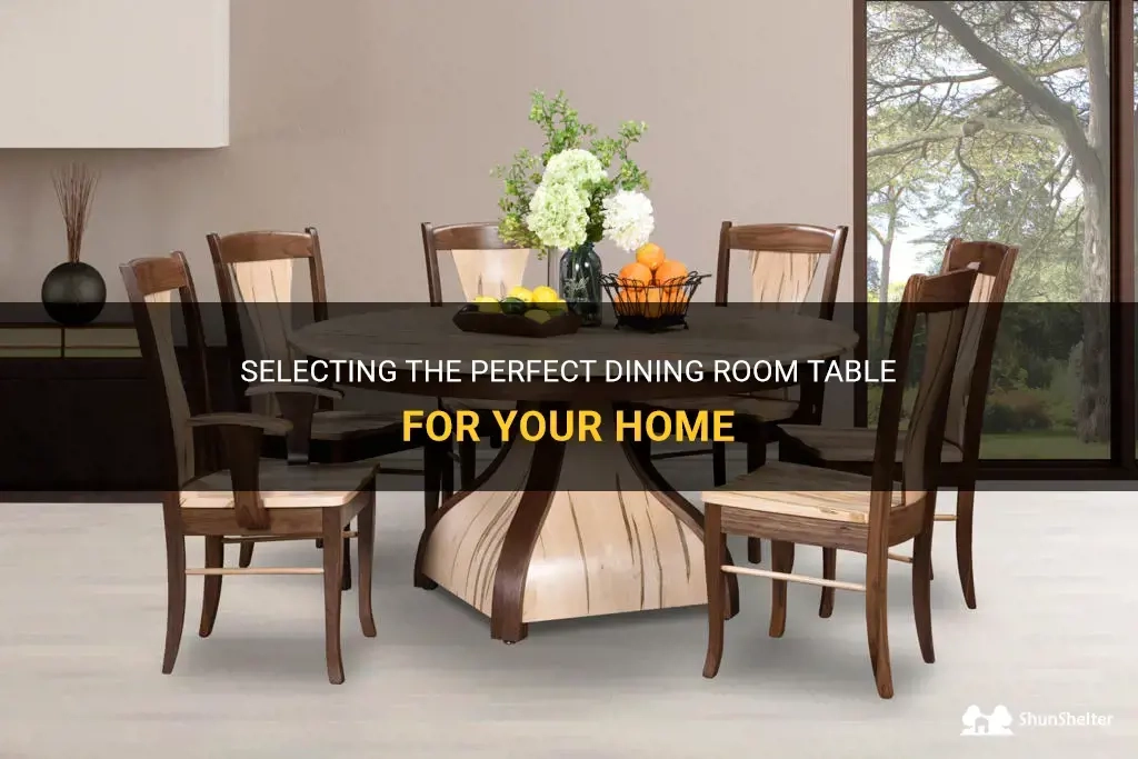 Selecting The Perfect Dining Room Table For Your Home | Shunshelter for