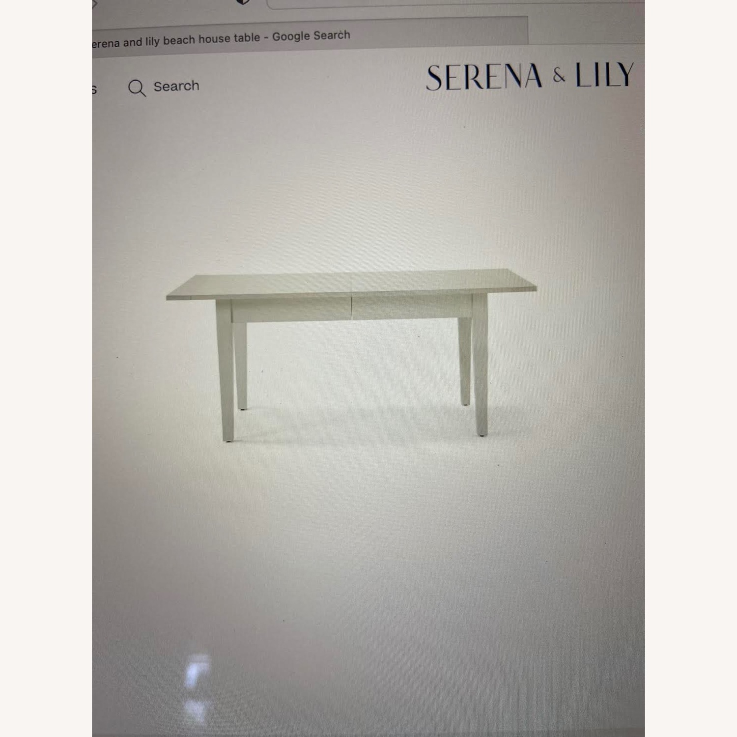 Serena &amp;Amp; Lily Dining Table - Aptdeco with