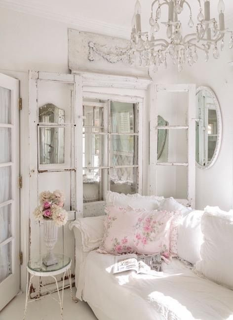 Shabby Chic Living Room | Cabinets Matttroy throughout