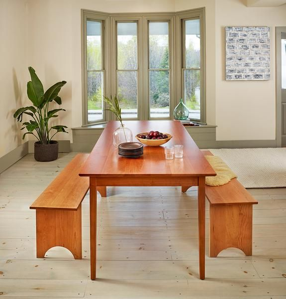 Shaker Dining Table | Dining Table, Dining, Dining Room Decor throughout