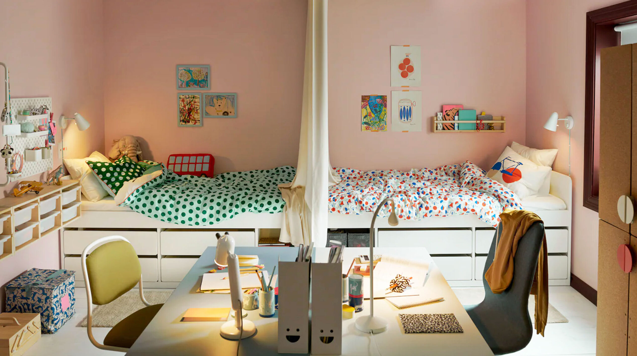 Shared Bedroom Ideas: How To Divide A Shared Kids' Room | Homes &amp;Amp; Gardens with regard to
