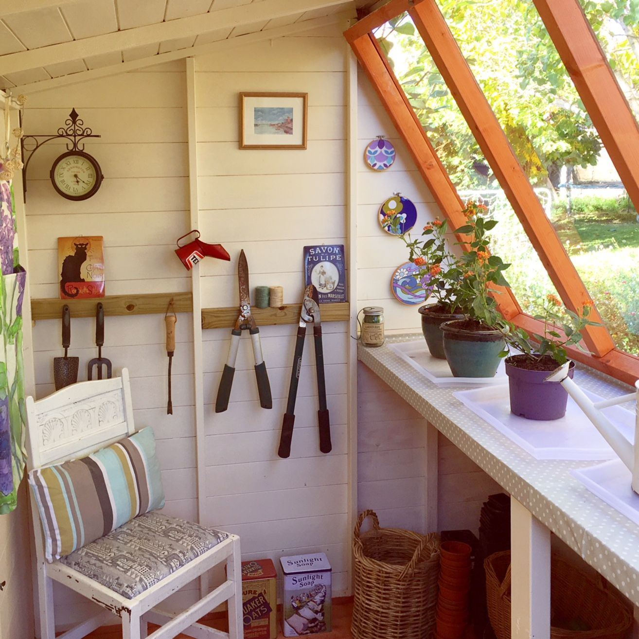 Shed Inspiration - Christina's Potting Shed | Potting Shed Interior ... pertaining to