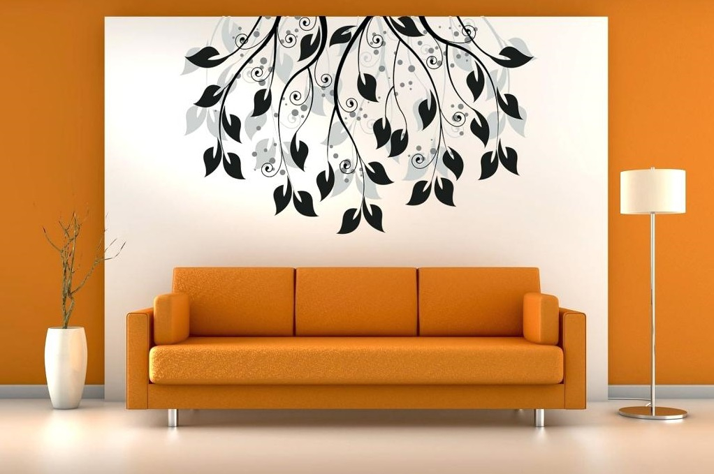 Simple-Wall-Painting-Designs-For-Living-Room-Modern-Paintings-Home ... pertaining to Interior Design Ideas For Wall Painting