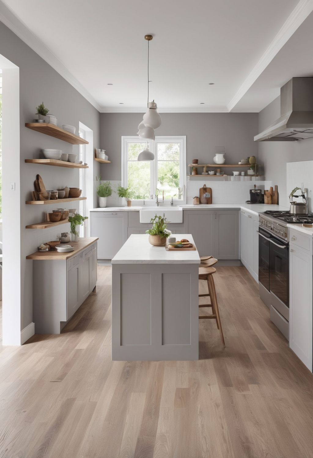 Sleek Sophistication: Elevate Your Space With 2024'S Ellie Gray Paint ... with Elevate Your Kitchen Experience with Sophisticated Grey and White Combinations