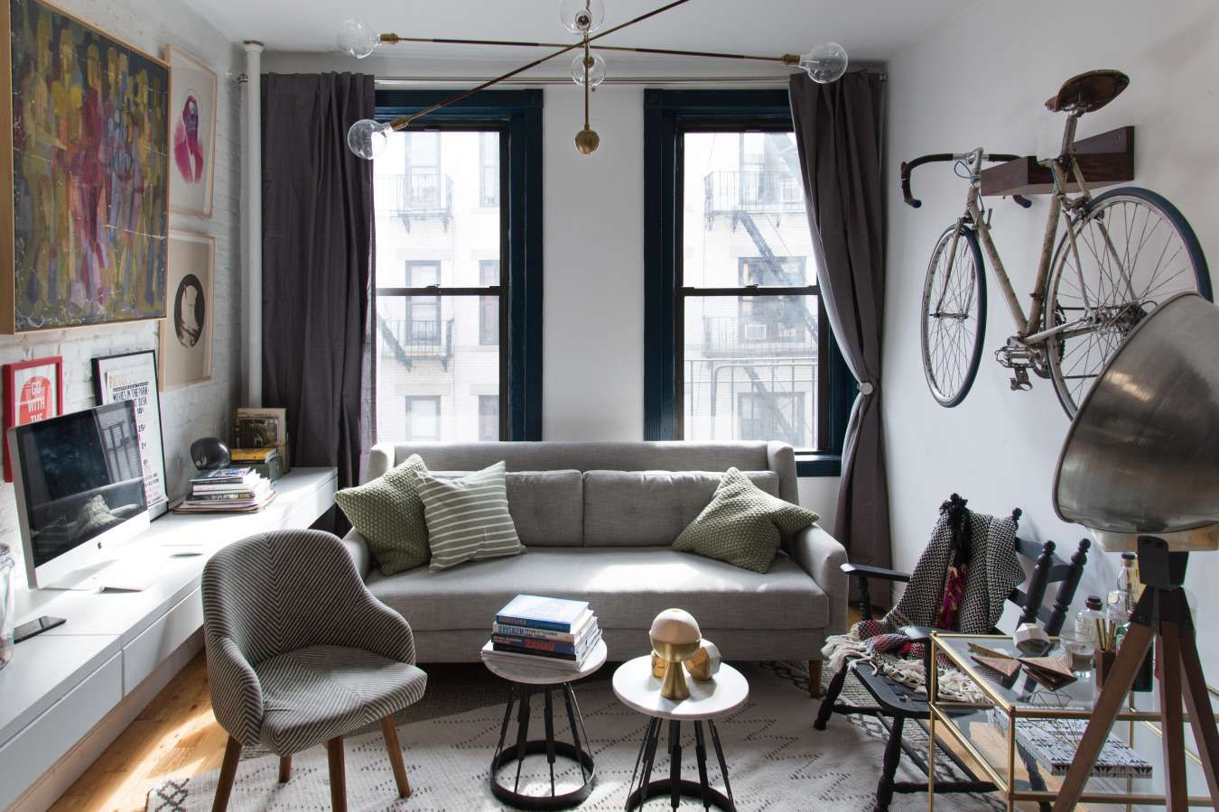 Small Home Office Ideas That Are Surprisingly Stylish Small Living Room ... with regard to Your Guide to Creating a Functional and Stylish Small Home