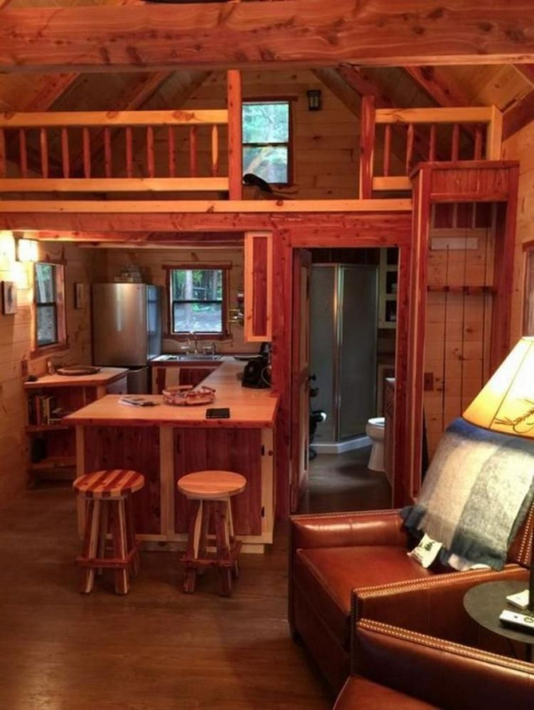 Small Log Cabin Interior Design Ideas - Cellbery intended for Bringing the Outdoors In Essential Small Log Cabin Interior Design Elements